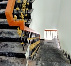 Công trình cầu thang sắt nghệ thuật cho biệt thự