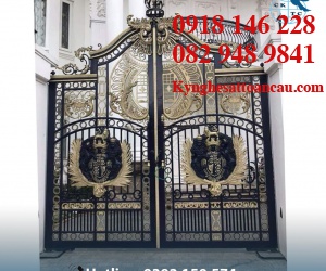 Cửa cổng sắt mỹ thuật CCS115
