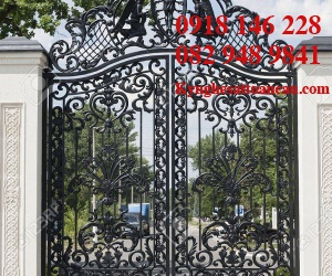 Cửa cổng sắt mỹ thuật CCS36