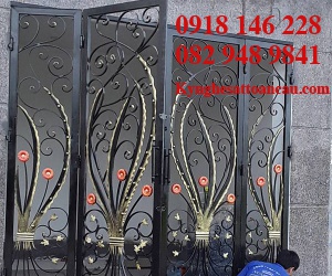 Cửa cổng sắt mỹ thuật CCS20