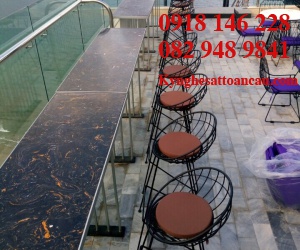 BÀN GHẾ SẮT MỸ THUẬT HK01