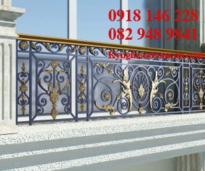 Lan can sắt mỹ thuật F1