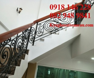 Cầu thang sắt mỹ thuật 054