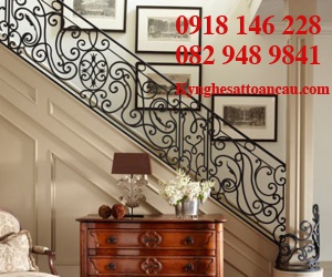 CẦU THANG SẮT MỸ THUẬT CT016