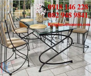 BÀN GHẾ SẮT MỸ THUẬT BS5