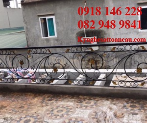 Cầu thang sắt mỹ thuật F2