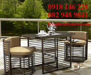 BÀN GHẾ SẮT MỸ THUẬT hk06