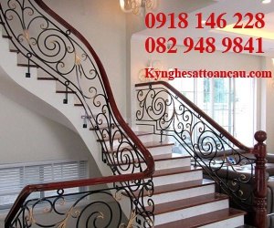 Cầu thang sắt mỹ thuật I139