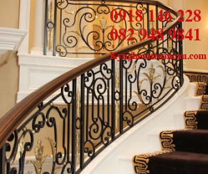 Cầu thang sắt mỹ thuật I140