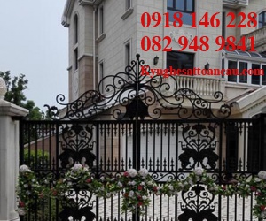 Cửa cổng sắt mỹ thuật CCS72