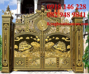 Cửa nhôm đúc đẹp C34