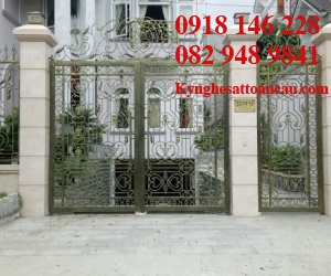 Cửa cổng sắt mỹ thuật CCS59