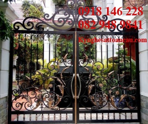 Cửa cổng sắt mỹ thuật CCS85