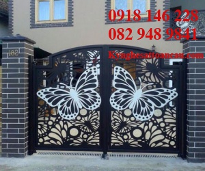Cửa cổng sắt mỹ thuật CCS86