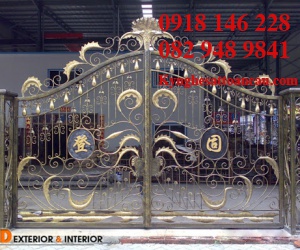 Cửa cổng sắt mỹ thuật CCS89