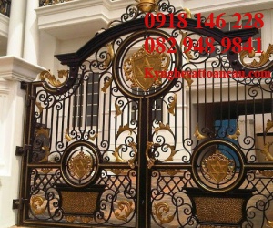 Cửa cổng sắt mỹ thuật CCS94
