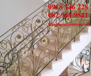 Cầu thang sắt mỹ thuật CT3