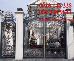 Cửa cổng sắt mỹ thuật CCS63