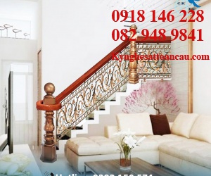 Cầu thang nhôm đúc CTN01