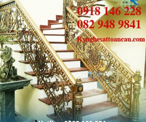 Cầu thang nhôm đúc CTN06