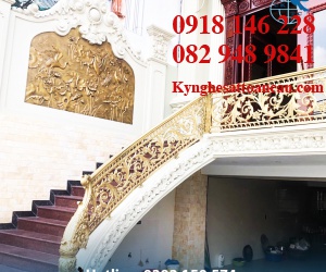 Cầu thang nhôm đúc CTN09