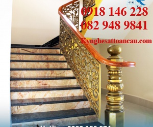 Cầu thang nhôm đúc CTN11