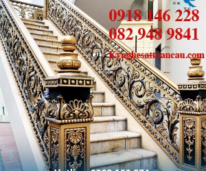 Cầu thang nhôm đúc CTN13
