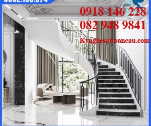 Cầu thang sắt mỹ thuật CTS02