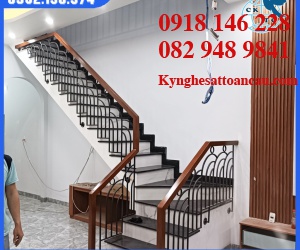 Cầu thang sắt mỹ thuật CTS03