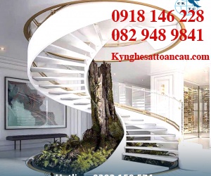 Cầu thang hình xoắn ốc CTX01