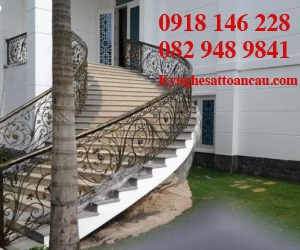 Cầu thang sắt mỹ thuật CT66