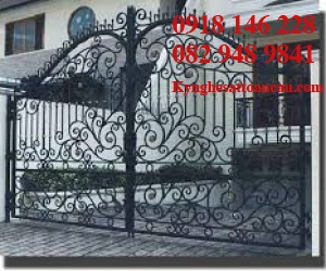 Cửa cổng sắt mỹ thuật CCS11