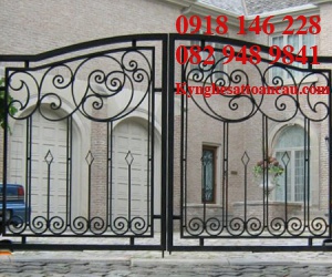 Cửa cổng sắt mỹ thuật CCS42