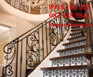 Cầu thang sắt mỹ thuật 22E