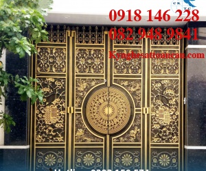 Cửa cổng nhôm đúc  C56