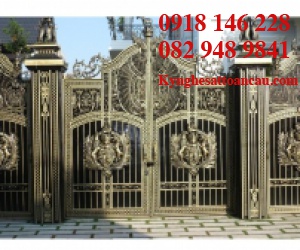 Cửa cổng nhôm đúc CN06