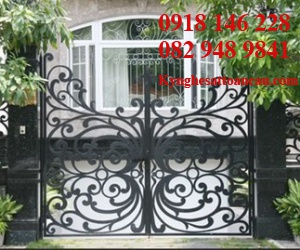 Cửa cổng sắt mỹ thuật CCS55