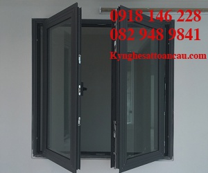 NHÔM XINGFA MÀU XÁM - cửa số chung cư căn hộ 