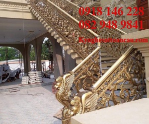 Cầu thang sắt mỹ thuật LC004