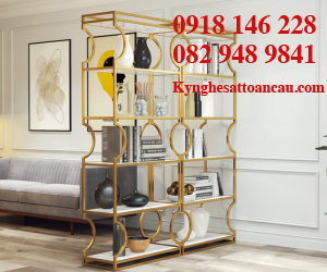 Kệ inox xi mạ KI02
