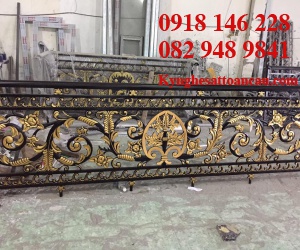 Lan can cầu thang sắt mỹ thuật LCP8