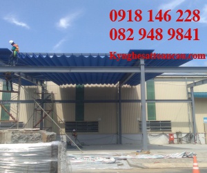 Mái che nhà xưởng T7