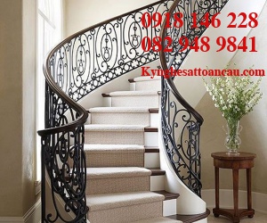 Cầu thang sắt mỹ thuật CT02