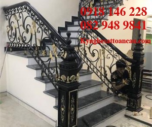 Cầu thang sắt mỹ thuật 089