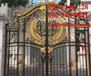 Cửa cổng sắt mỹ thuật CCS33