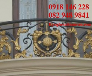 Lan can sắt mỹ thuật H5