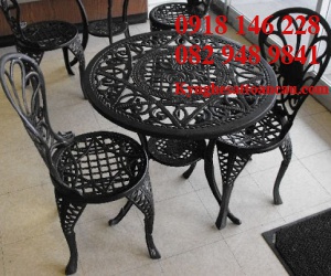 BÀN GHẾ SẮT MỸ THUẬT