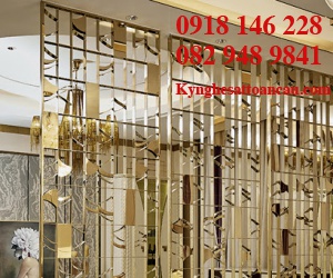 Vách ngăn inox xi mạ VNI07