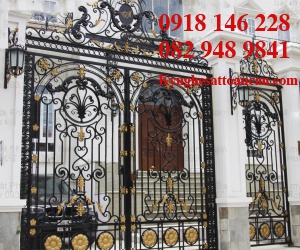 Cửa cổng sắt mỹ thuật CCS46