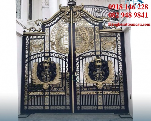 Cửa cổng sắt mỹ thuật CCS115
